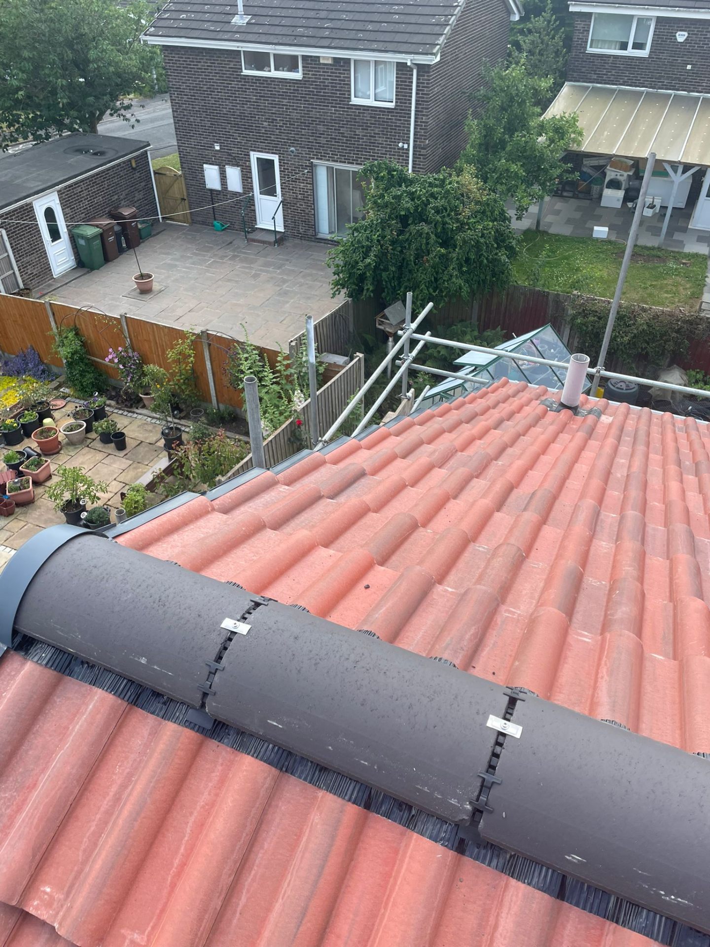 Recent roofing work