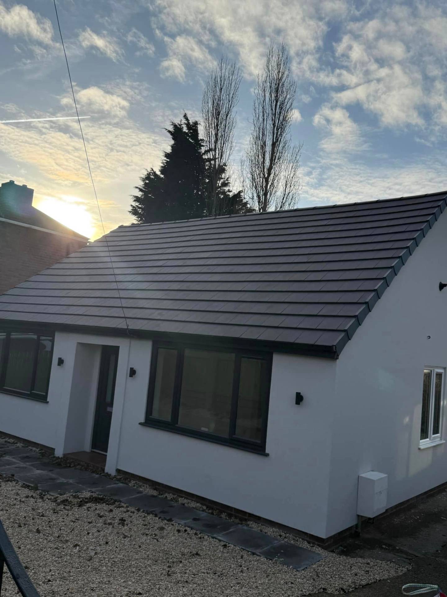 Recent roofing work