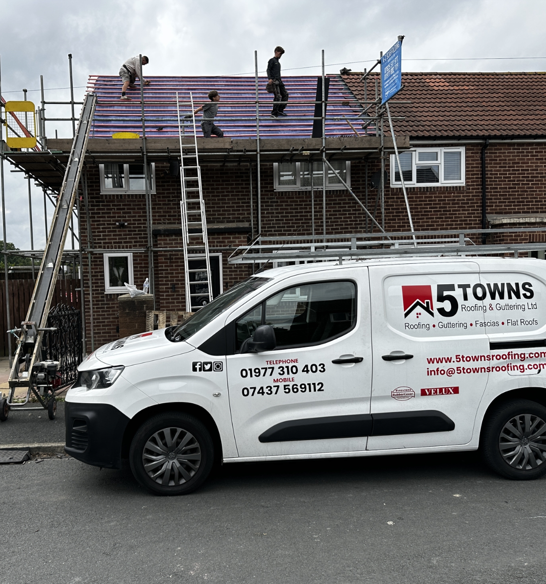 Recent roofing work