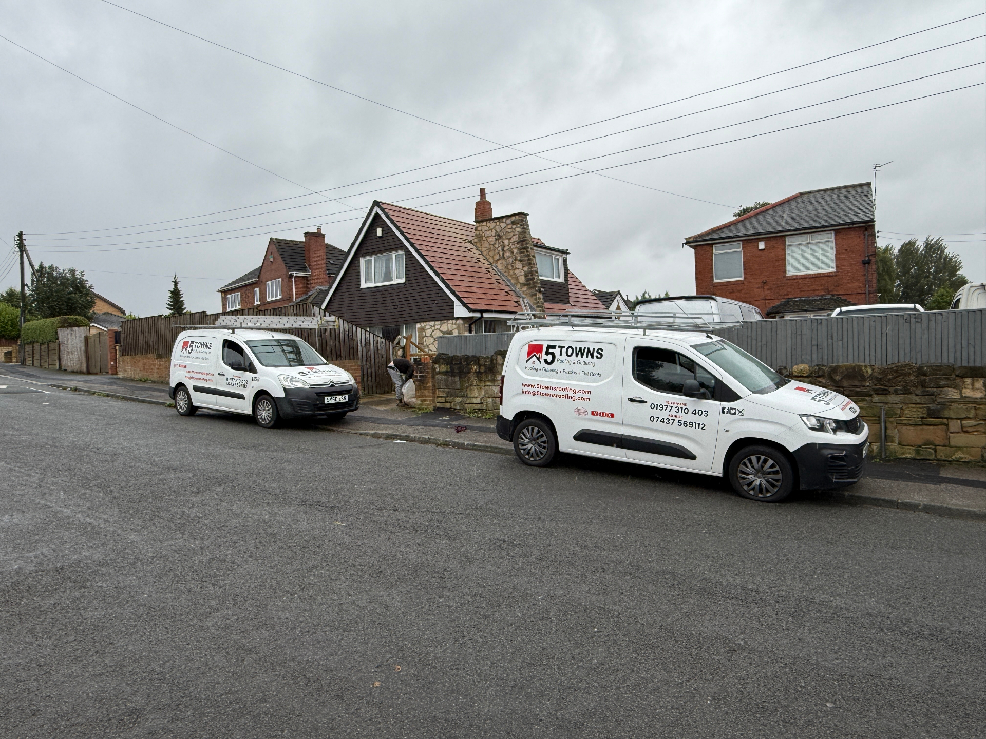 Recent roofing work