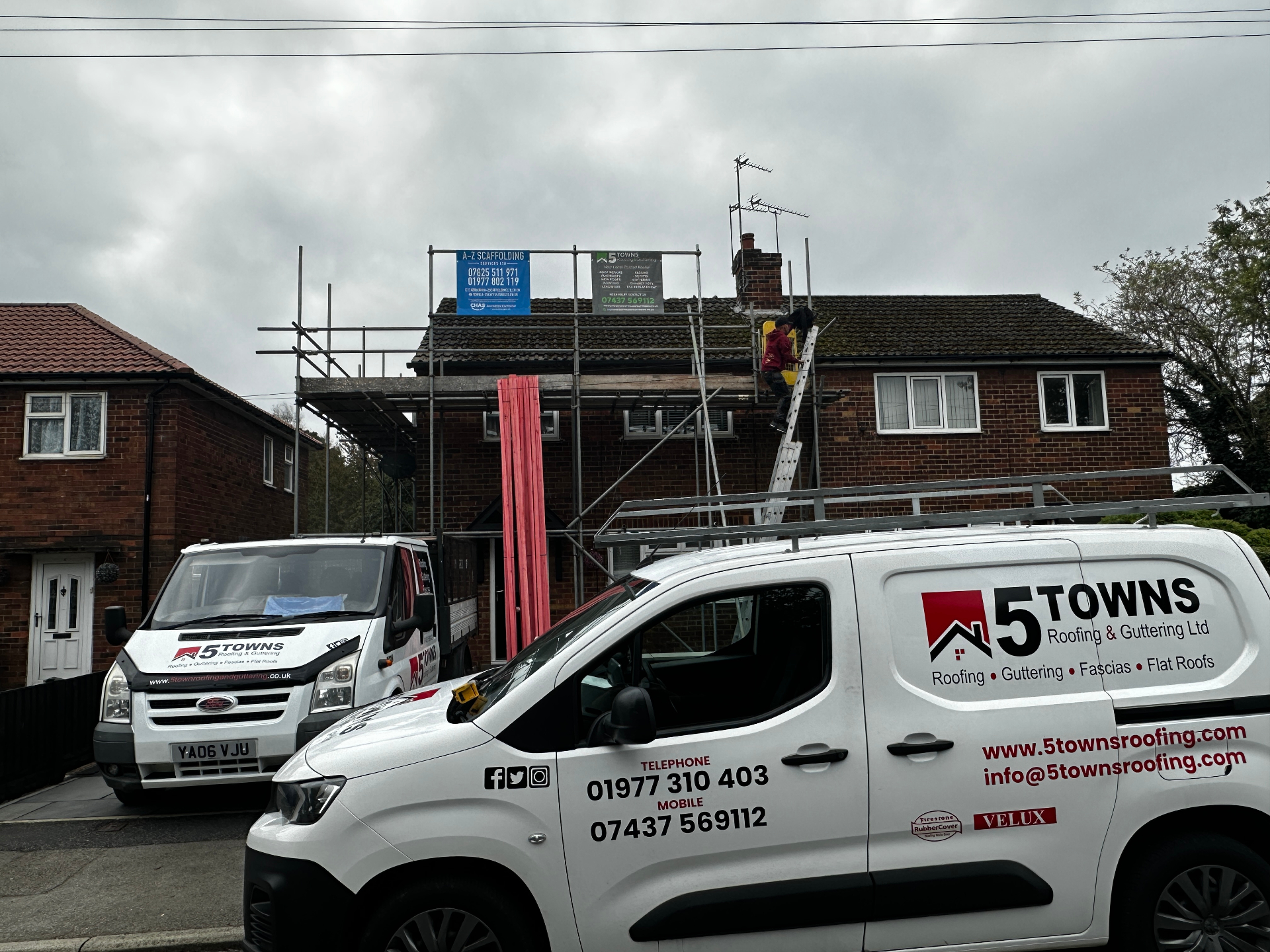 Recent roofing work